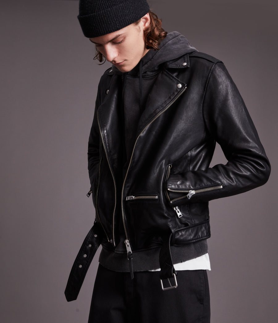 Wick Leather Biker Jacket