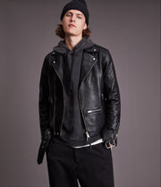 Wick Leather Biker Jacket