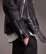 Wick Leather Biker Jacket