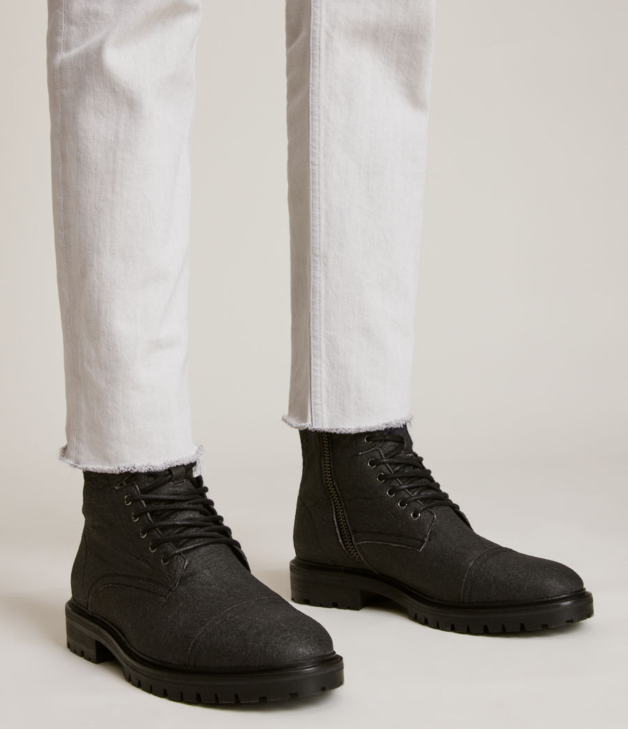 Vegan lace clearance up boots