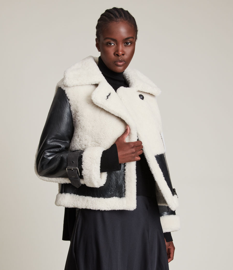 Farley Metallic Shearling Jacket